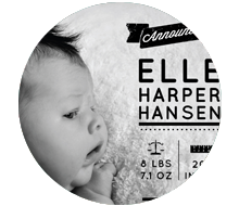 Baby Elle Announcement