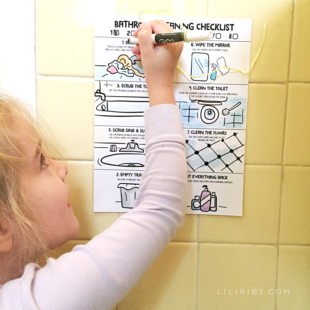 Penny's Bathroom Checklist | liliribs.com